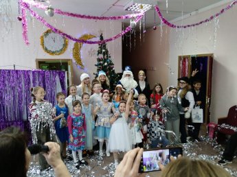Новогодняя детская игровая программа "Новогодний переполох" п. Степное